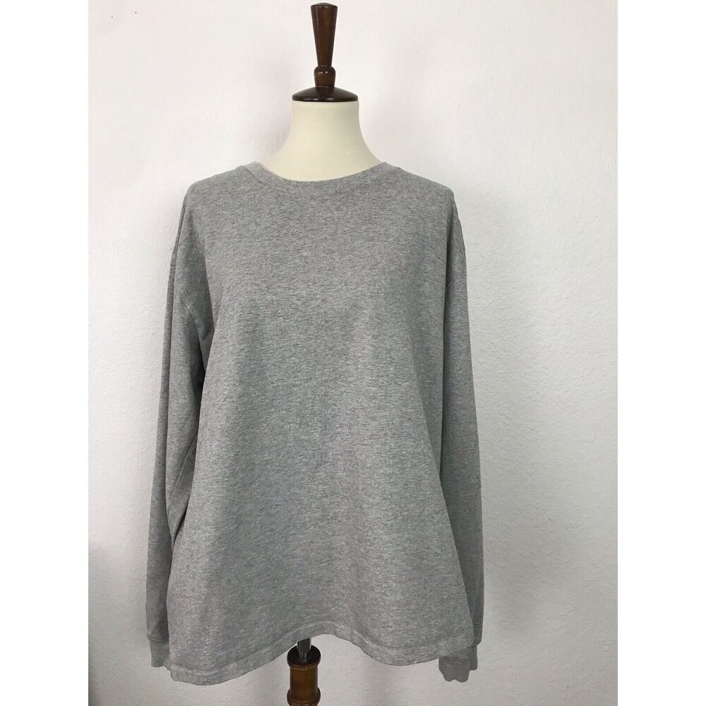 Good American Sweatshirt Womenā Sz L/XL Top Pullover Activewear Cotton Gray